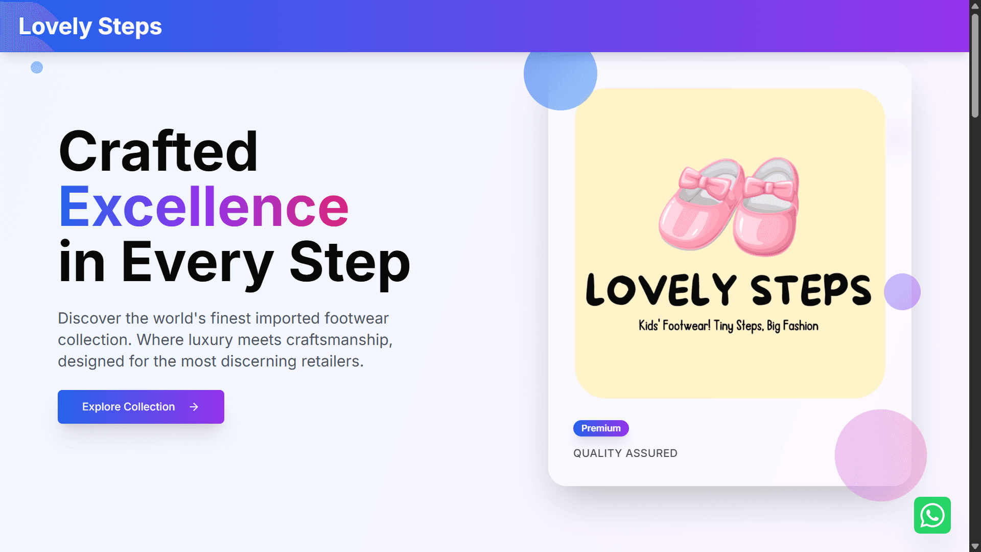 Lovely Steps | Shoes Website